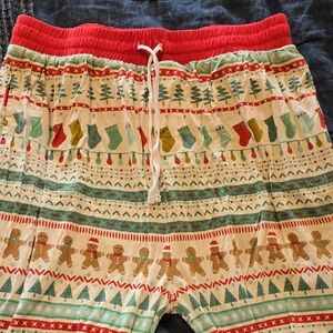 Little Sleepies Festive Pajama Pants - Red, Green, White